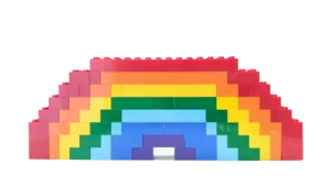 レゴ10698虹の作り方